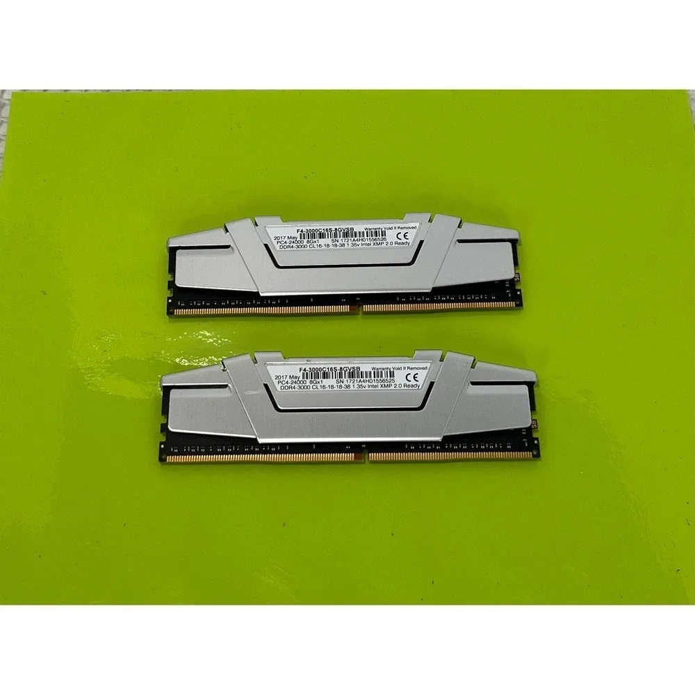 G.Skill Ripjaws V16GB 2x8GB DDR4 3000MHz PC4-24000 Desktop RAM F4-3000C16S-8GVSB
